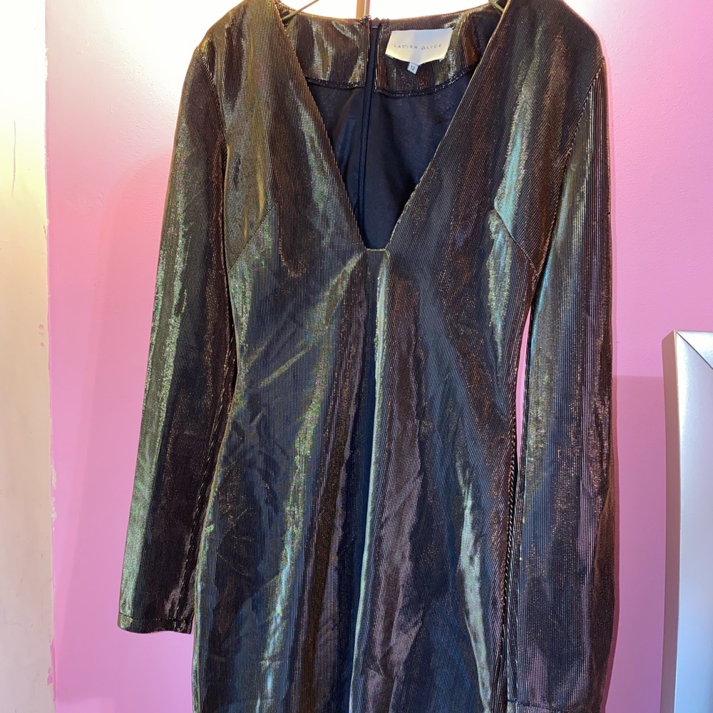 Chocolate Gold sequin dress